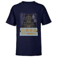 thumbnail image 1 of Star Wars Darth Vader Christmas Cookies Holiday - Short Sleeve T-Shirt for Kids - Customized-Navy, 1 of 5