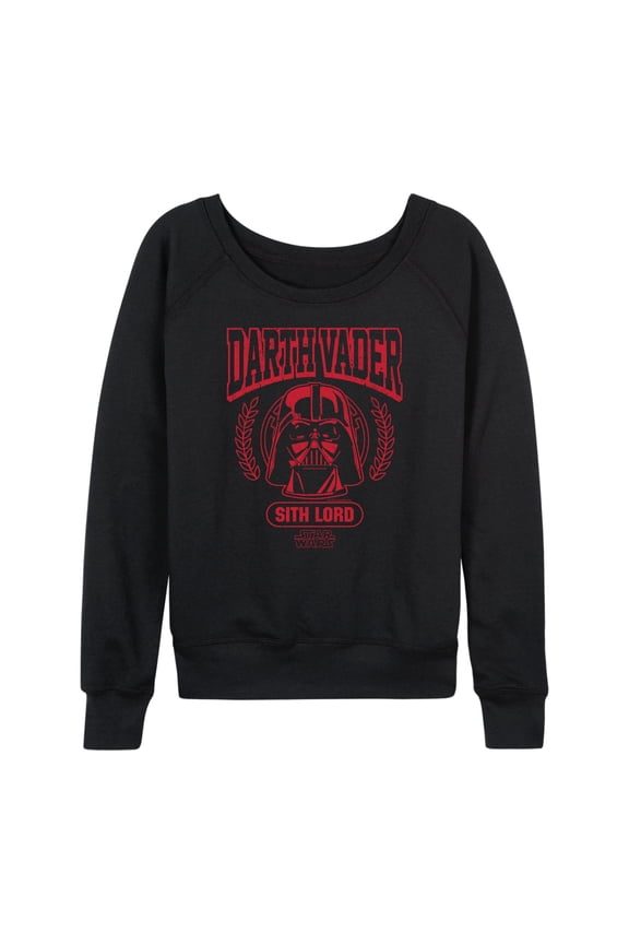 - Darth Vader Yoda and friends Collegiate - Women's French Terry Pullover Long Sleeve Shirt