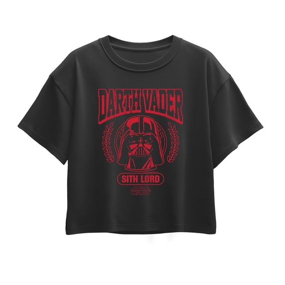Star Wars - Darth Vader Collegiate - Youth Girls Boxy T-Shirt