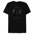 thumbnail image 1 of Star Wars Darth Vader Cute Christmas Holiday Merry Sith-mas - Short Sleeve Blended T-Shirt for Adults - Customized-Black, 1 of 5