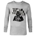 thumbnail image 1 of Star Wars Darth Vader Dark Side Funny - Long Sleeve T-Shirt for Men -Customized-Athletic Heather, 1 of 5