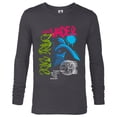 thumbnail image 1 of Star Wars Darth Vader Dark Side Neon Street Art - Long Sleeve T-Shirt for Men - Customized-Charcoal Heather, 1 of 5