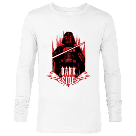 Star Wars Darth Vader Dark Side Villains Tribal Gothic - Long Sleeve T-Shirt for Men - Customized-White