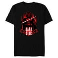 thumbnail image 1 of Star Wars Darth Vader Dark Side Villains Tribal Gothic - Short Sleeve Blended T-Shirt for Adults - Customized-Black, 1 of 5