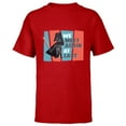 thumbnail image 1 of Star Wars Darth Vader Dark Side We Meet Again at Last - Short Sleeve T-Shirt for Kids - Customized-Red, 1 of 5