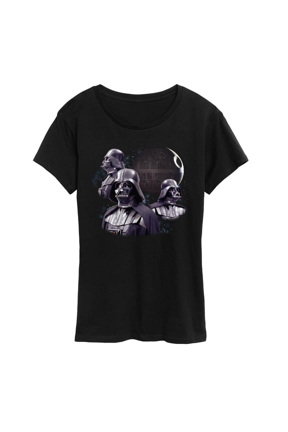 - Darth Vader Death Star - Women's Short Sleeve Graphic T-Shirt