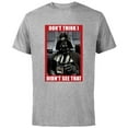 thumbnail image 1 of Star Wars Darth Vader Don’t Think I Didn’t See That Funny - Short Sleeve Cotton T-Shirt for Adults - Customized-Athletic Heather, 1 of 5
