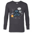thumbnail image 1 of Star Wars Darth Vader Drawing I Am Your Father - Long Sleeve T-Shirt for Men - Customized-Charcoal Heather, 1 of 5