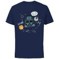 thumbnail image 1 of Star Wars Darth Vader Drawing I Am Your Father - Short Sleeve Cotton T-Shirt for Adults - Customized-Navy, 1 of 5