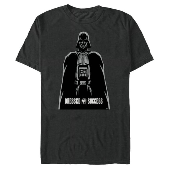 Star Wars Darth Vader Dressed for Success - Short Sleeve Blended T-Shirt for Adults - Customized-Dark Heather