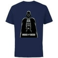 thumbnail image 1 of Star Wars Darth Vader Dressed for Success - Short Sleeve Cotton T-Shirt for Adults - Customized-Navy, 1 of 5