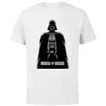thumbnail image 1 of Star Wars Darth Vader Dressed for Success - Short Sleeve Cotton T-Shirt for Adults - Customized-White, 1 of 5