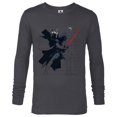 thumbnail image 1 of Star Wars Darth Vader Dynamic Grid Sketch - Long Sleeve T-Shirt for Men - Customized-Charcoal Heather, 1 of 5