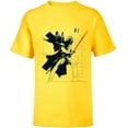 thumbnail image 1 of Star Wars Darth Vader Dynamic Grid Sketch - Short Sleeve T-Shirt for Kids - Customized-Yellow, 1 of 5