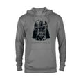 thumbnail image 1 of Star Wars Darth Vader Empire Mask and Helmet - Pullover Hoodie for Adults - Customized-Athletic Heather, 1 of 5