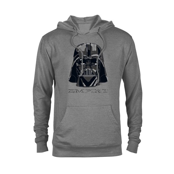 Star Wars Darth Vader Empire Mask and Helmet - Pullover Hoodie for Adults - Customized-Athletic Heather