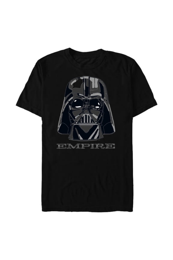 Darth Vader Empire Mask and Helmet - Short Sleeve Blended T-Shirt for Adults - Customized-Black
