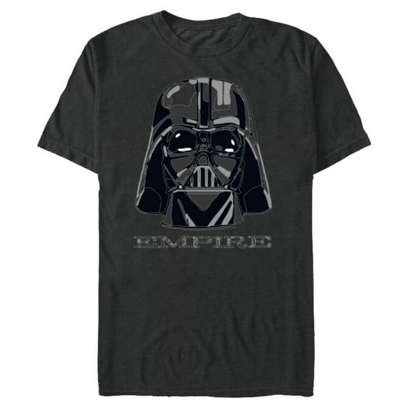 Star Wars Darth Vader Empire Mask and Helmet - Short Sleeve Blended T-Shirt for Adults - Customized-Dark Heather