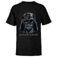 thumbnail image 1 of Star Wars Darth Vader Empire Mask and Helmet - Short Sleeve T-Shirt for Kids - Customized-Black, 1 of 5