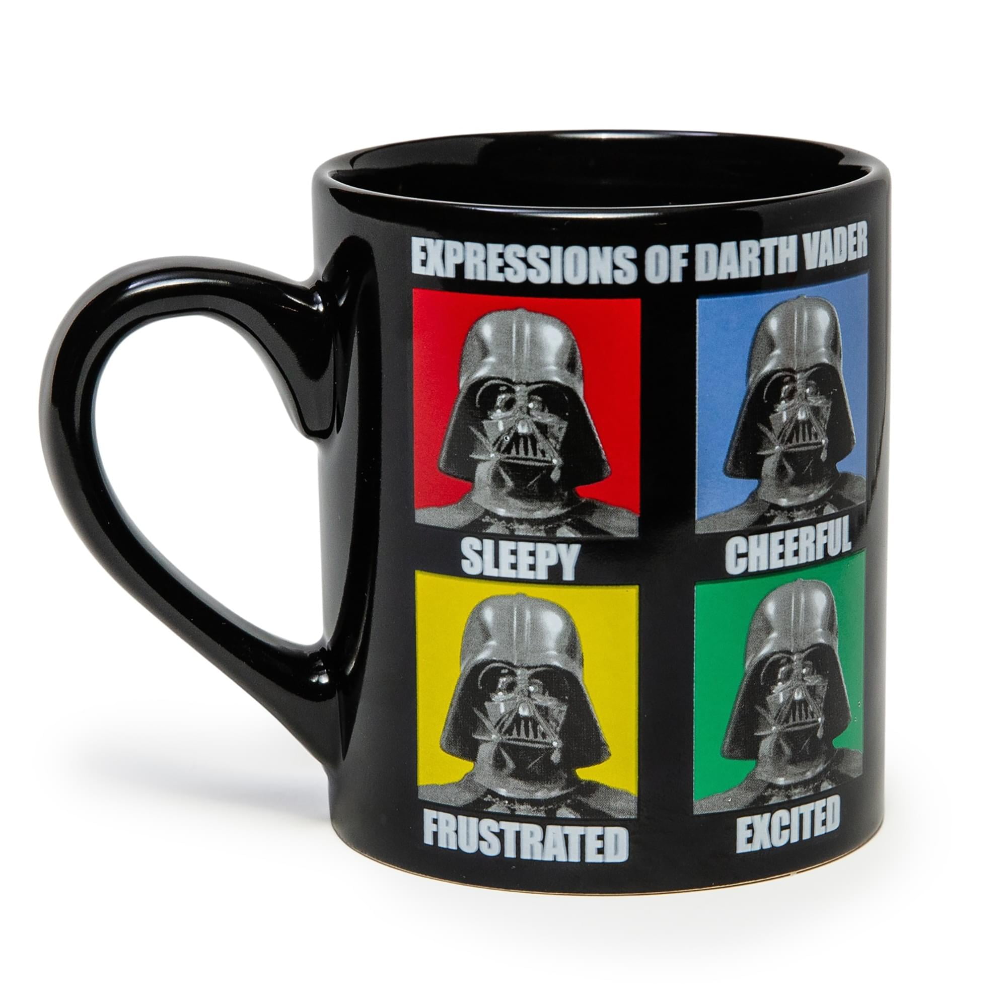 Star Wars Coffee Cup | Darth Vader Expressions Ceramic Mug | 14 Ounces ...