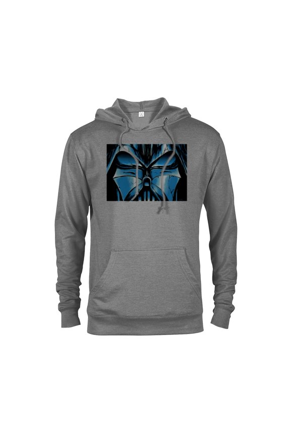 Darth Vader Eyes Comic Book Artwork - Pullover Hoodie for Adults - Customized-Graphite Heather