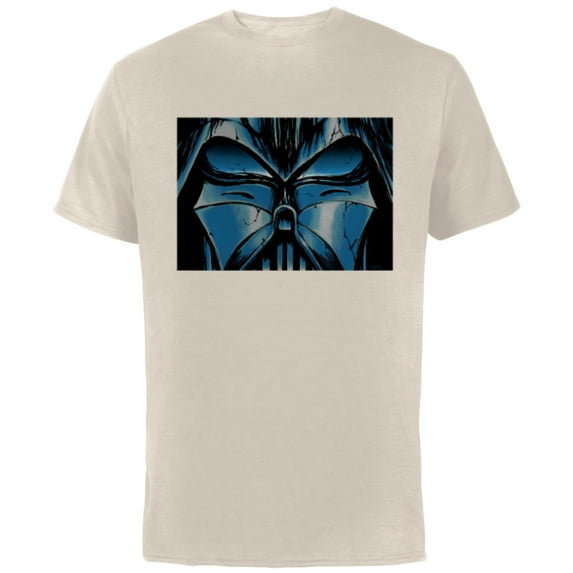 Star Wars Darth Vader Eyes Comic Book Artwork - Short Sleeve Cotton T-Shirt for Adults - Customized-Natural