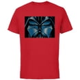 thumbnail image 1 of Star Wars Darth Vader Eyes Comic Book Artwork - Short Sleeve Cotton T-Shirt for Adults - Customized-Red, 1 of 5