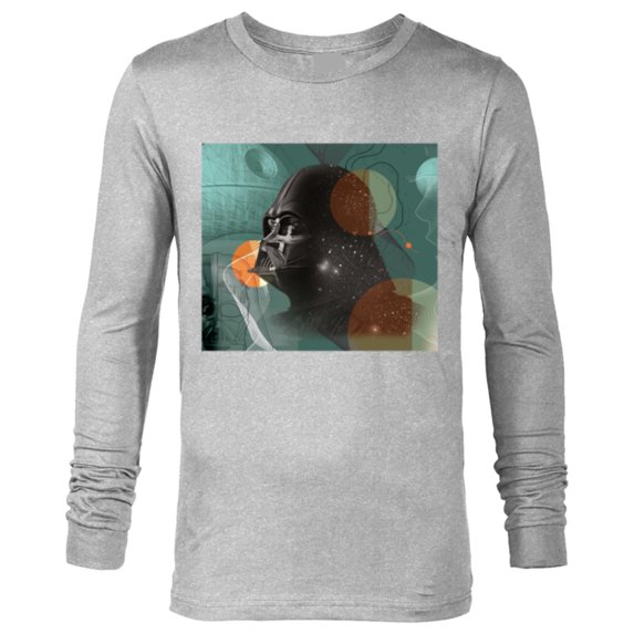 Star Wars Darth Vader Galactic Perspective - Long Sleeve T-Shirt for Men - Customized-Athletic Heather