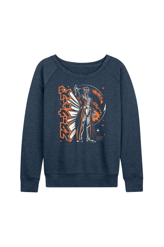 - Darth Vader Grip On The Galaxy - Women's French Terry Pullover Long Sleeve Shirt