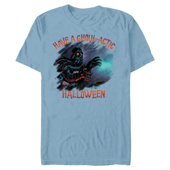 Star Wars Darth Vader Have a Ghoul-actic Halloween - Short Sleeve Blended T-Shirt for Adults - Customized-Celadon Snow Heather