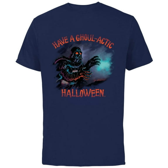 Star Wars Darth Vader Have a Ghoul-actic Halloween - Short Sleeve Cotton T-Shirt for Adults - Customized-Athletic Navy