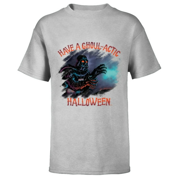 Star Wars Darth Vader Have a Ghoul-actic Halloween - Short Sleeve T-Shirt for Kids - Customized-Athletic Heather