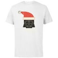 thumbnail image 1 of Star Wars Darth Vader Holiday Santa - Short Sleeve Cotton T-Shirt for Adults - Customized-White, 1 of 5