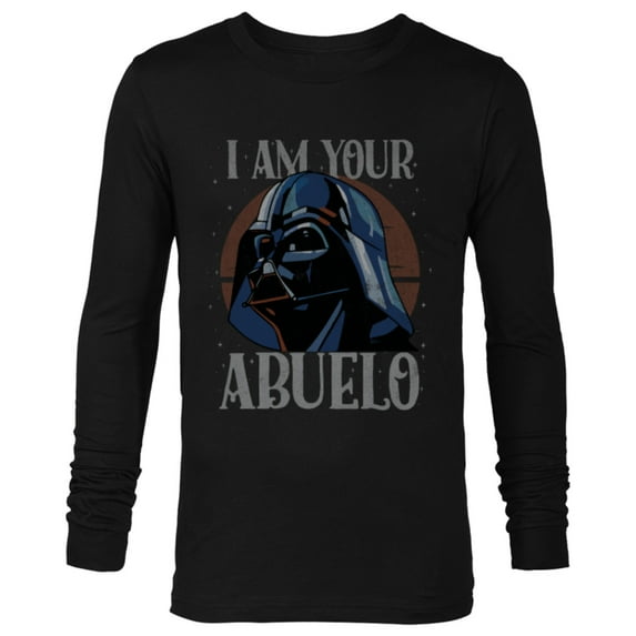 Star Wars Darth Vader I Am Your Abuelo Retro Día del Padre - Long Sleeve T-Shirt for Men - Customized-Black