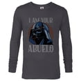 thumbnail image 1 of Star Wars Darth Vader I Am Your Abuelo Retro Día del Padre - Long Sleeve T-Shirt for Men - Customized-Charcoal Heather, 1 of 5