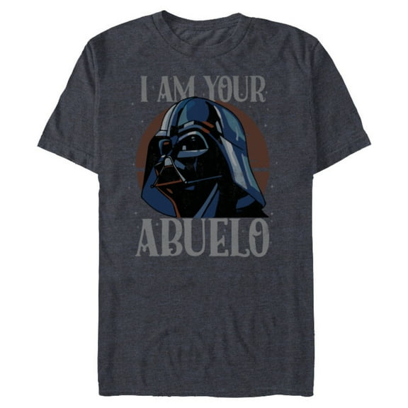 Star Wars Darth Vader I Am Your Abuelo Retro Día del Padre - Short Sleeve Blended T-Shirt for Adults - Customized-Navy Heather