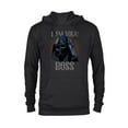 thumbnail image 1 of Star Wars Darth Vader I Am Your Boss Retro Quote Funny Gift- Pullover Hoodie for Adults - Customized-Black, 1 of 5