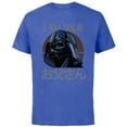 thumbnail image 1 of Star Wars Darth Vader I Am Your Father Japanese Father’s Day - Short Sleeve Cotton T-Shirt for Adults - Customized-Royal Heather, 1 of 5