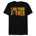 thumbnail image 1 of Star Wars Darth Vader I Am Your Father - Short Sleeve Blended T-Shirt for Adults - Customized-Black, 1 of 5