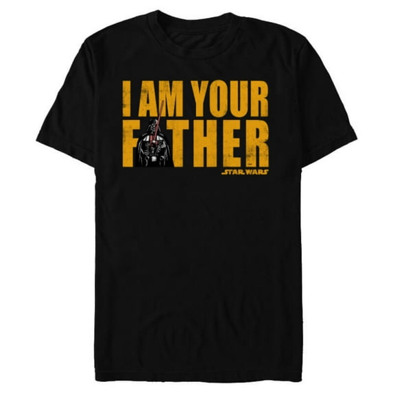 Star Wars Darth Vader I Am Your Father - Short Sleeve Blended T-Shirt for Adults - Customized-Black