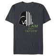 thumbnail image 1 of Star Wars Darth Vader I Am Your Father Stylish - Short Sleeve Blended T-Shirt for Adults - Customized-Navy Heather, 1 of 5