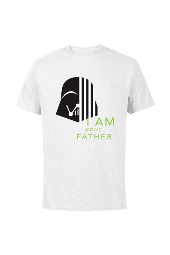 Darth Vader I Am Your Father Stylish - Short Sleeve Cotton T-Shirt for Adults - Customized-White