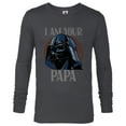 thumbnail image 1 of Star Wars Darth Vader I Am Your Papà Retro La Festa del Papà - Long Sleeve T-Shirt for Men - Customized-Charcoal Heather, 1 of 5