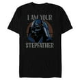 thumbnail image 1 of Star Wars Darth Vader I Am Your Stepfather Father’s Day - Short Sleeve Blended T-Shirt for Adults - Customized-Black, 1 of 5