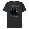 thumbnail image 1 of Star Wars Darth Vader I Am Your Stepfather Father’s Day - Short Sleeve Blended T-Shirt for Adults - Customized-Dark Heather, 1 of 5