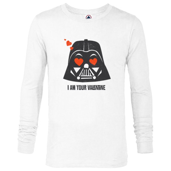 Star Wars Darth Vader I Am Your Valentine - Long Sleeve T-Shirt for Men - Customized-White