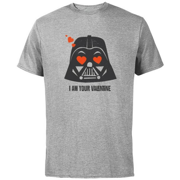 Star Wars Darth Vader I Am Your Valentine - Short Sleeve Cotton T-Shirt for Adults - Customized-Athletic Heather