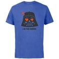 thumbnail image 1 of Star Wars Darth Vader I Am Your Valentine - Short Sleeve Cotton T-Shirt for Adults - Customized-Royal Heather, 1 of 5