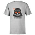 thumbnail image 1 of Star Wars Darth Vader I Am Your Valentine - Short Sleeve T-Shirt for Kids - Customized-Athletic Heather, 1 of 5