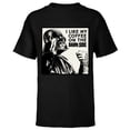 thumbnail image 1 of Star Wars Darth Vader I Like My Coffee On the Dark Side - Short Sleeve T-Shirt for Kids - Customized-Black, 1 of 5